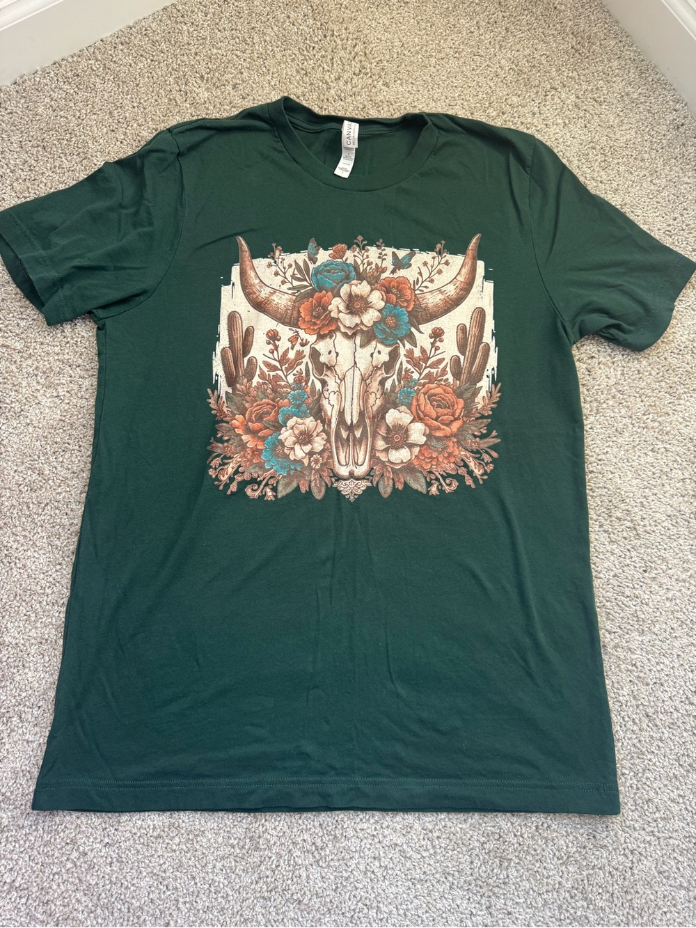 women’s Bella Canvas western graphic t-shirt - L